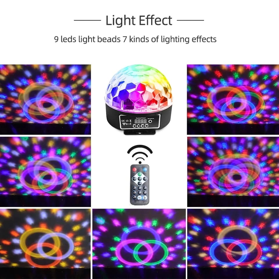 Miniatura 5 de Bola Magica De 9 Colores Para Escenario